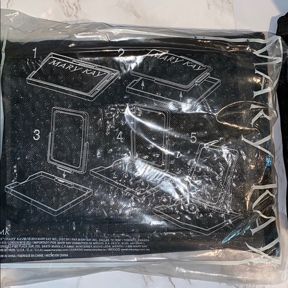 Mary Kay mirror and zip container. New in bag!! - Picture 2 of 3
